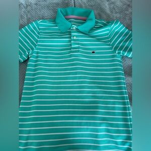 Striped Green Polo Shirt for Kids by Crown & Ivy